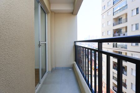Varanda da Sala de apartamento à venda com 2 quartos, 43m² em Jardim Tres Irmaos, Taboão da Serra
