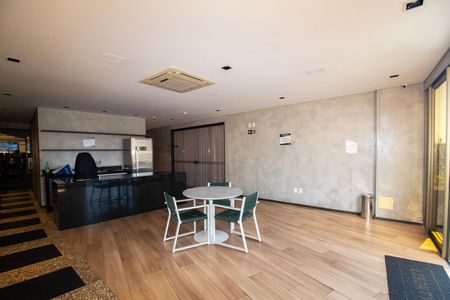 Studio para alugar com 42m², 1 quarto e 1 vaga Studio para alugar com 42m², 1 quarto e 1 vagaÁrea comum - Área Gourmet