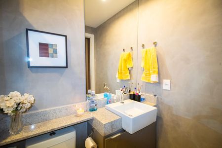 Studio para alugar com 42m², 1 quarto e 1 vaga Studio para alugar com 42m², 1 quarto e 1 vagaBanheiro