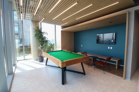 Apartamento para alugar com 32m², 1 quarto e 1 vaga Apartamento para alugar com 32m², 1 quarto e 1 vagaSalão de jogos