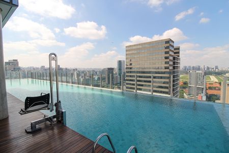 Apartamento para alugar com 32m², 1 quarto e 1 vaga Apartamento para alugar com 32m², 1 quarto e 1 vagaÁrea comum - Piscina
