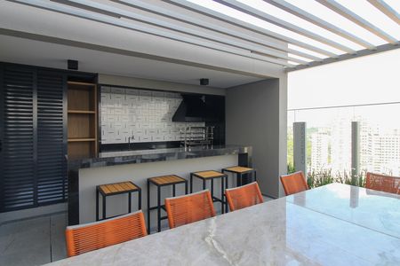 Apartamento para alugar com 32m², 1 quarto e 1 vaga Apartamento para alugar com 32m², 1 quarto e 1 vagaÁrea comum - Churrasqueira