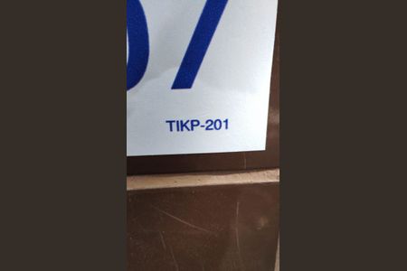 placa instalada TIKP-201 de apartamento à venda com 2 quartos, 60m² em Coracao de Jesus, Belo Horizonte