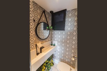 Lavabo na Sala 1 de apartamento à venda com 3 quartos, 125m² em Cruzeiro, Belo Horizonte