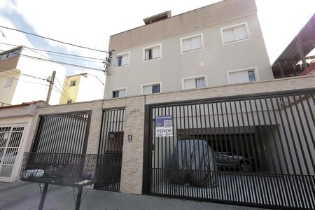 Fachada de apartamento à venda com 2 quartos, 80m² em Vila Silvestre, Santo André