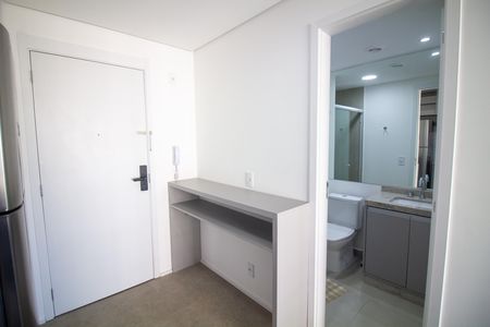 Cozinha de kitnet/studio para alugar com 1 quarto, 26m² em Santo Amaro, São Paulo