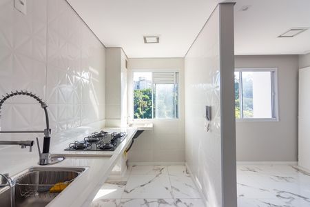 Cozinha de apartamento à venda com 2 quartos, 44m² em Santa Maria, Osasco