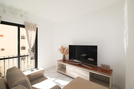 Sala de apartamento à venda com 1 quarto, 35m² em Chácara Itaim, São Paulo