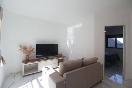 Sala de apartamento à venda com 1 quarto, 35m² em Chácara Itaim, São Paulo