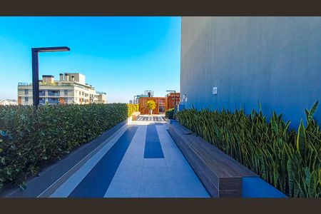 Área comum de kitnet/studio para alugar com 1 quarto, 25m² em Farroupilha, Porto Alegre