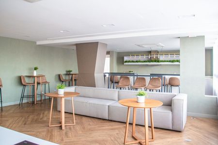 Área comum de kitnet/studio para alugar com 1 quarto, 25m² em Farroupilha, Porto Alegre