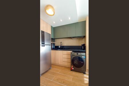 Cozinha de kitnet/studio para alugar com 1 quarto, 25m² em Farroupilha, Porto Alegre