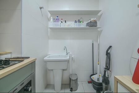 Cozinha - Lavanderia Integrada de apartamento para alugar com 2 quartos, 34m² em Santo Amaro, São Paulo