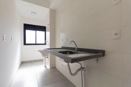 Cozinha e Área de Serviço de apartamento para alugar com 1 quarto, 36m² em Parque São Jorge, São Paulo