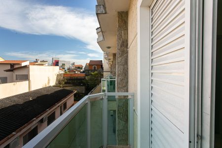 Varanda da Suíte 1 de casa de condomínio para alugar com 2 quartos, 67m² em Chácara Seis de Outubro, São Paulo