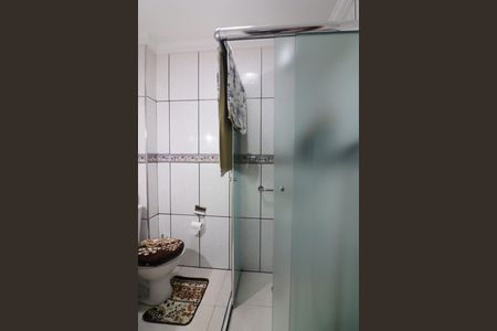 Banheiro Social de apartamento à venda com 1 quarto, 72m² em Vila Euclides, São Bernardo do Campo