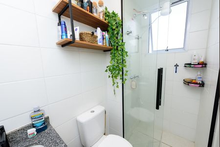 Banheiro de apartamento para alugar com 2 quartos, 46m² em Novo Riacho, Contagem
