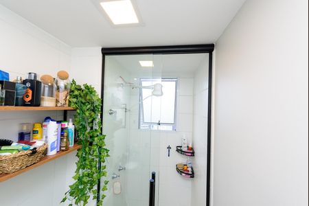 Banheiro de apartamento para alugar com 2 quartos, 46m² em Novo Riacho, Contagem