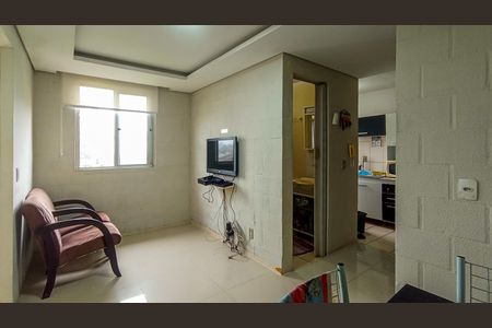 Sala  de apartamento à venda com 2 quartos, 36m² em Cristal, Porto Alegre