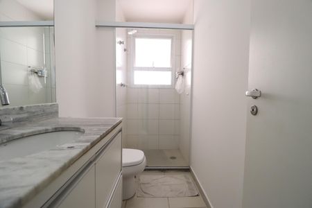 Banheiro do Quarto 3 de apartamento para alugar com 3 quartos, 110m² em Jardim Karaíba, Uberlândia