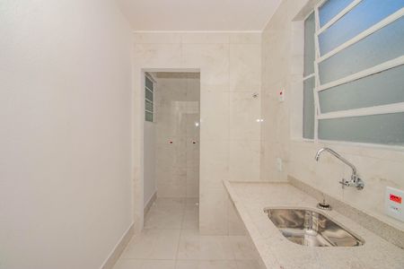 Cozinha e Área de Serviço de apartamento para alugar com 1 quarto, 41m² em São Sebastião, Porto Alegre