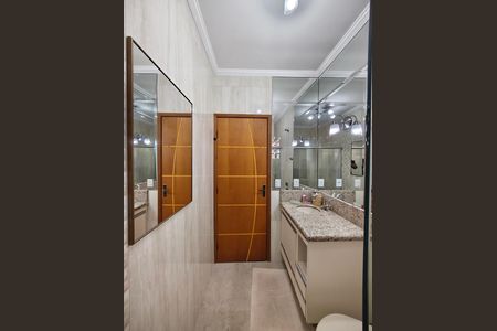 Banheiro da Suíte de casa à venda com 2 quartos, 115m² em Vila Isolina Mazzei, São Paulo