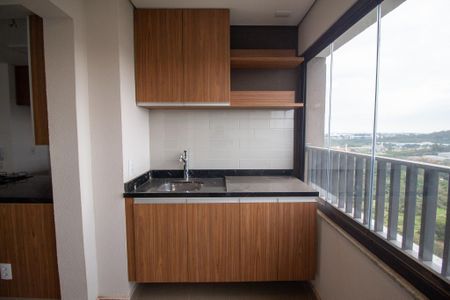 Varanda gourmet de apartamento para alugar com 3 quartos, 99m² em Boa Vista, Sorocaba