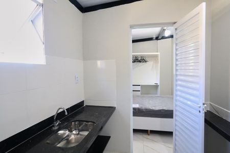 Cozinha de kitnet/studio para alugar com 1 quarto, 39m² em Mangabeiras, Belo Horizonte
