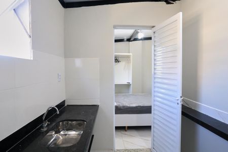 Cozinha de kitnet/studio para alugar com 1 quarto, 39m² em Mangabeiras, Belo Horizonte