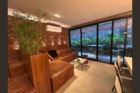 Área comum de apartamento para alugar com 1 quarto, 50m² em Laranjeiras, Rio de Janeiro