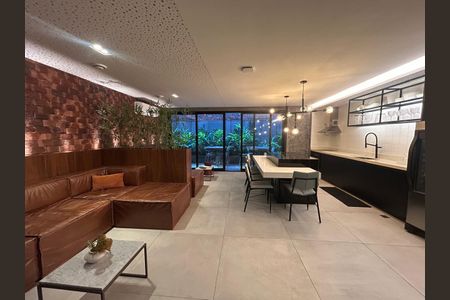Área comum de apartamento para alugar com 1 quarto, 50m² em Laranjeiras, Rio de Janeiro