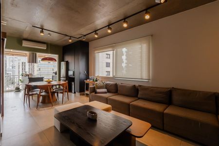 Sala de apartamento à venda com 1 quarto, 70m² em Itaim Bibi, São Paulo