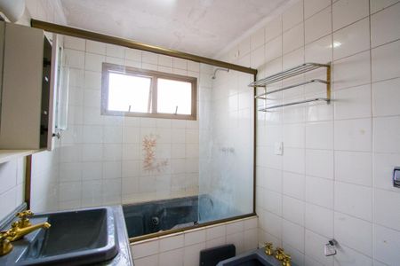 Banheiro da suíte de apartamento para alugar com 3 quartos, 137m² em Jardim, Santo André