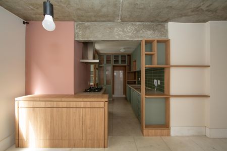 COZINHA de apartamento à venda com 3 quartos, 83m² em Funcionários, Belo Horizonte