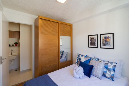 Quarto 1 de apartamento para alugar com 2 quartos, 32m² em Parque Industrial Tomas Edson, São Paulo
