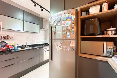 Cozinha de apartamento à venda com 2 quartos, 64m² em Jardim das Acacias, São Bernardo do Campo