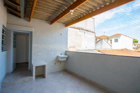 Área de serviço de casa para alugar com 1 quarto, 100m² em Centro, Santo André