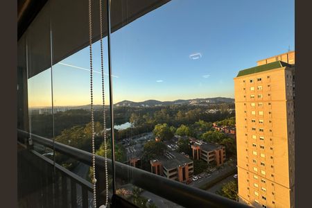 Varanda da Sala de apartamento para alugar com 2 quartos, 64m² em Alphaville Empresarial, Barueri
