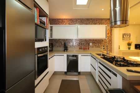 Cozinha e Sala de Jantar de apartamento à venda com 4 quartos, 129m² em Olímpico, São Caetano do Sul