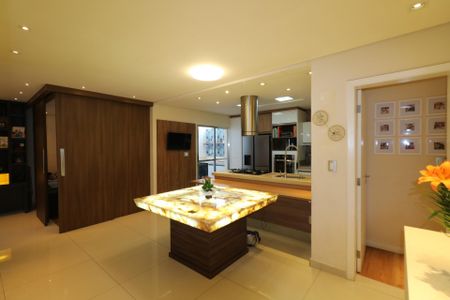 Cozinha e Sala de Jantar de apartamento à venda com 4 quartos, 129m² em Olímpico, São Caetano do Sul