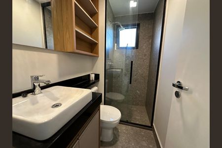 Banheiro Social de apartamento para alugar com 2 quartos, 64m² em Alphaville Empresarial, Barueri