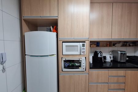 Cozinha de apartamento à venda com 2 quartos, 78m² em Vila Curuçá, Santo André