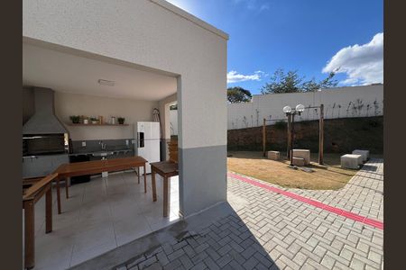 Área comum - Churrasqueira de apartamento para alugar com 2 quartos, 45m² em Caiapos, Contagem
