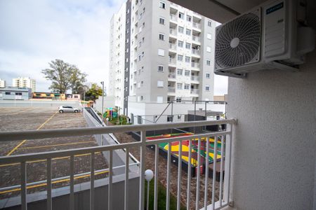 Varanda da Sala  de apartamento para alugar com 2 quartos, 47m² em Vila Angelica, Sorocaba