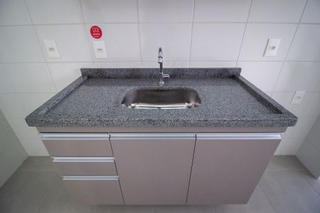 Cozinha de apartamento para alugar com 2 quartos, 47m² em Vila Angelica, Sorocaba