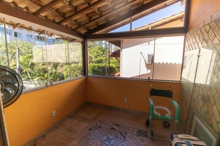 Varanda da Suíte  de casa de condomínio à venda com 3 quartos, 150m² em Maria Paula, Niterói