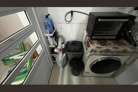 Área de Serviço de apartamento à venda com 2 quartos, 50m² em Vila Vitória, Santo André