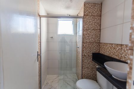 Banheiro Social de apartamento à venda com 2 quartos, 46m² em Granja de Freitas, Belo Horizonte