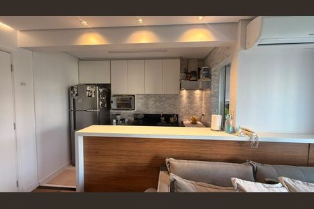 Cozinha de apartamento à venda com 2 quartos, 64m² em Brooklin, São Paulo