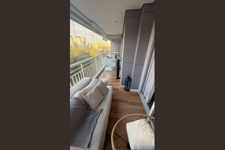 Varanda de apartamento à venda com 2 quartos, 64m² em Brooklin, São Paulo
